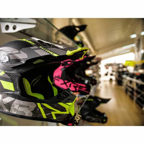 Cască Enduro - Cross - Snowmobil FXR RACING BLADE 2.0 FORCE · Negru / Verde-Fluo 