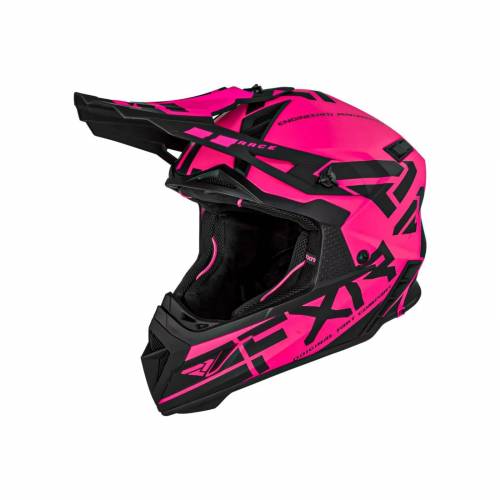 Cască Enduro - Cross Damă FXR HELIUM RACE DIV · Negru / Roz