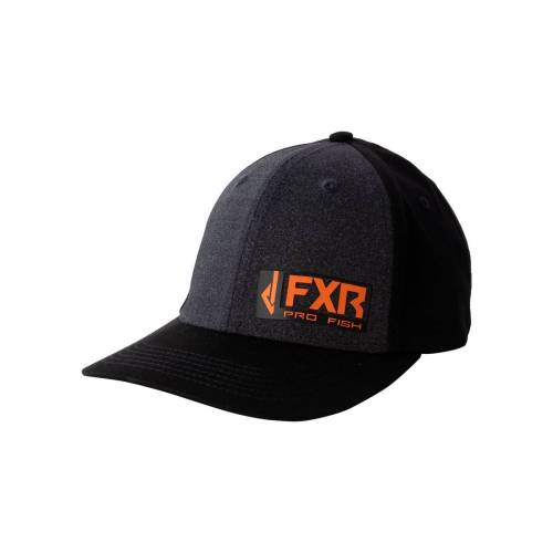 Șapcă Baseball - FXR CAST PRO FISH · Negru / Portocaliu-Fluo 