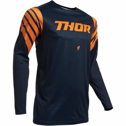 Tricou Enduro - Cross THOR PRIME PRO · Negru / Portocaliu