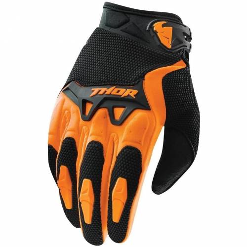 Mănuși Enduro - Cross THOR SPECTRUM S15 · Negru / Portocaliu