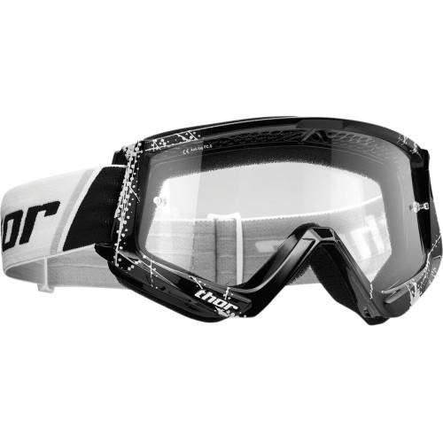 Ochelari Enduro - Cross THOR COMBAT WEB · Negru / Alb