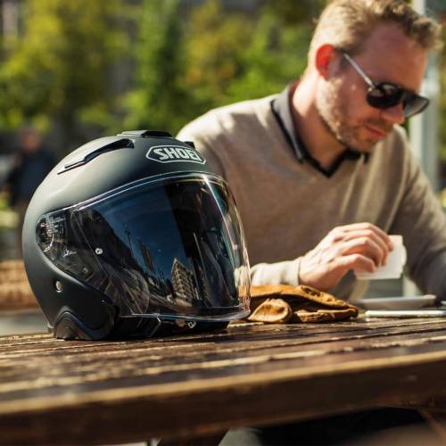 Casca Moto Open Face SHOEI J-CRUISE II ADAGIO TC-6 · Alb / Negru 