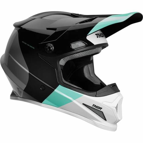 Cască Enduro - Cross THOR SECTOR MIPS S9 · Negru / Verde / Alb