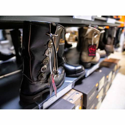 Cizme Moto Chopper din Piele Naturală SENDRA BOOTS 3580 Huricane Manila  · Negru 