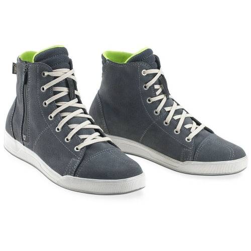 Ghete Moto GAERNE VOYAGER · Gri / Verde-Fluo