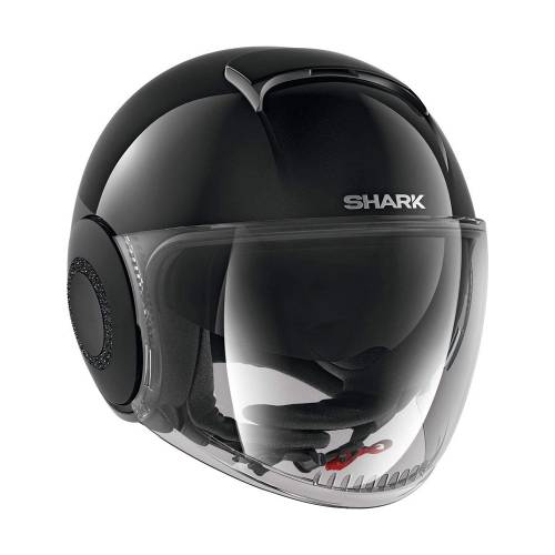 Cască Moto Open Face SHARK NANO CRYSTAL · Negru