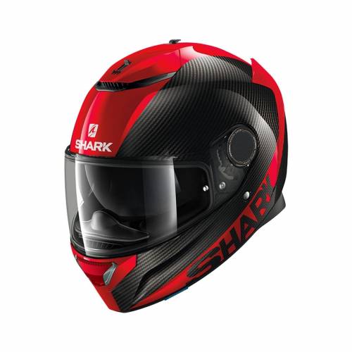 Cască Moto Integrală SHARK SPARTAN CARBON SKIN · Negru / Roșu