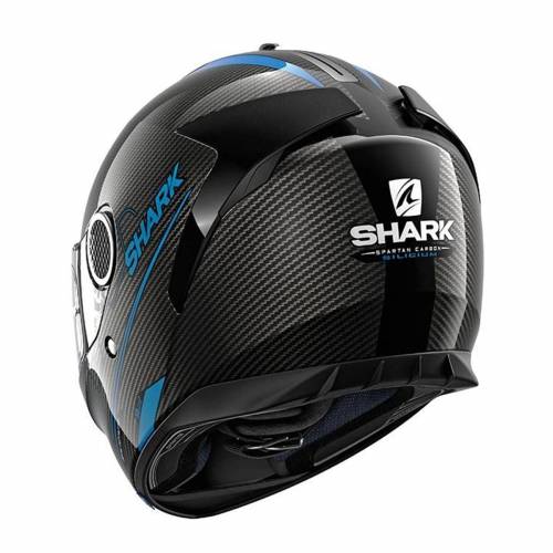 Cască Moto Integrală SHARK SPARTAN CARBON SILICIUM · Negru / Albastru 