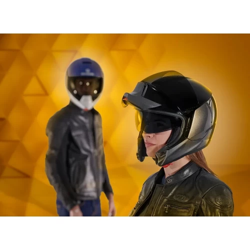 Cască Moto Flip Up SHARK EVOJET VYDA · Argintiu / Gri / Negru Mat 