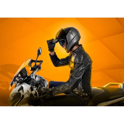Cască Moto Flip Up SHARK EVOJET VYDA · Argintiu / Gri / Negru Mat 
