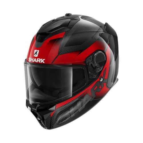 Cască Moto Integrală SHARK SPARTAN GT CARBON SHESTTER · Gri / Roșu