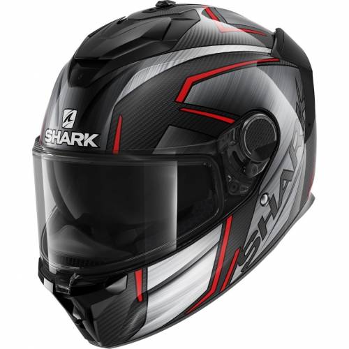 Cască Moto Integrală SHARK SPARTAN GT CARBON KROMIUM · Negru / Gri / Roșu
