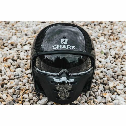 Cască Moto Open Face SHARK S-DRAK 2 CARBON DAGON · Negru / Portocaliu 