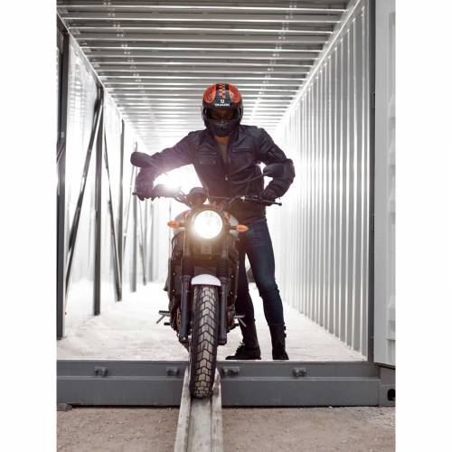 Cască Moto Open Face SHARK S-DRAK 2 CARBON DAGON · Negru / Portocaliu 