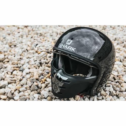 Cască Moto Open Face SHARK S-DRAK 2 CARBON DAGON · Negru / Portocaliu 
