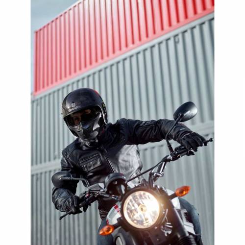 Cască Moto Open Face SHARK S-DRAK 2 CARBON DAGON · Negru / Portocaliu 