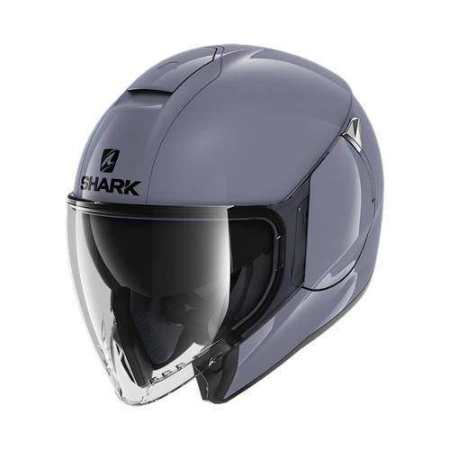 Cască Moto Open-Face SHARK CITYCRUISER BLANK · Gri 
