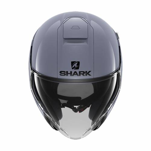 Cască Moto Open-Face SHARK CITYCRUISER BLANK · Gri 