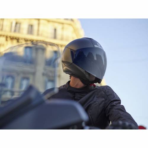 Cască Moto Open-Face SHARK CITYCRUISER GENOM · Negru / Albastru Mat 