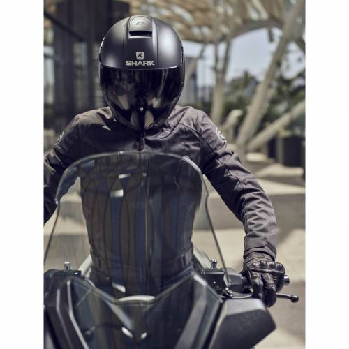 Cască Moto Open-Face SHARK CITYCRUISER GENOM · Negru / Albastru Mat 