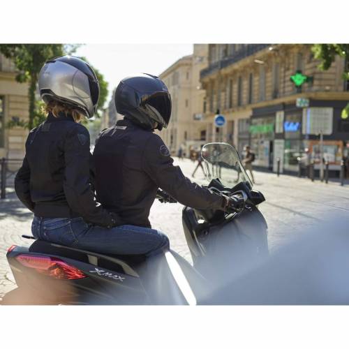 Cască Moto Open-Face SHARK CITYCRUISER GENOM · Negru / Verde Mat 