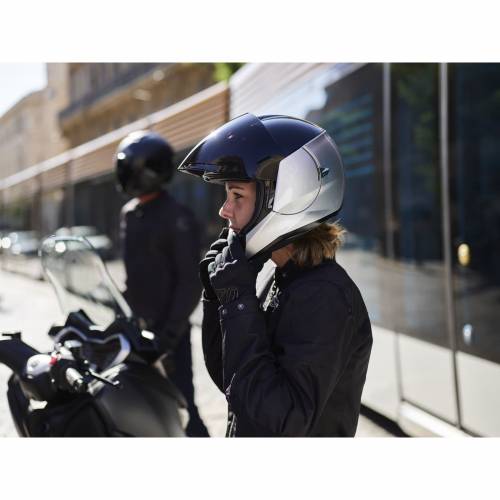 Cască Moto Open-Face SHARK CITYCRUISER GENOM · Negru / Verde Mat 