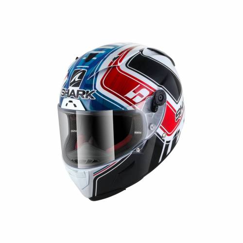 Cască Moto Integrală SHARK RACE-R PRO REPLICA ZARCO GP FRANCE · Alb / Albastru / Roșu