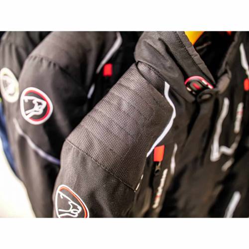 Geacă Moto din Textil BERING OURAL · Negru / Roșu 