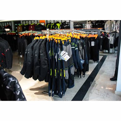 Pantaloni Moto de Vară din Textil BERING BAMAKO · Negru / Albastru / Gri 