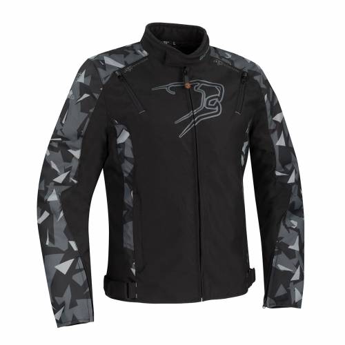 Geacă Moto din Textil BERING GOZER · Negru / Gri 