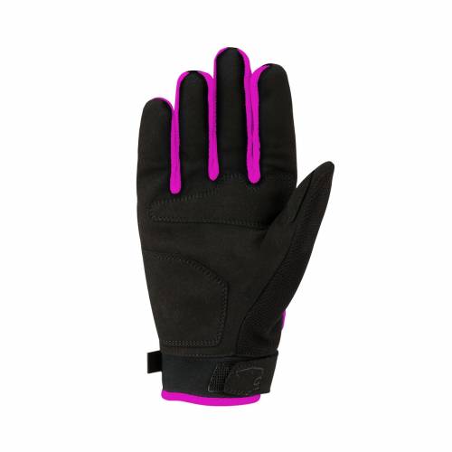 Mănuși Moto Damă din Textil BERING LADY YORK · Negru / Roz 