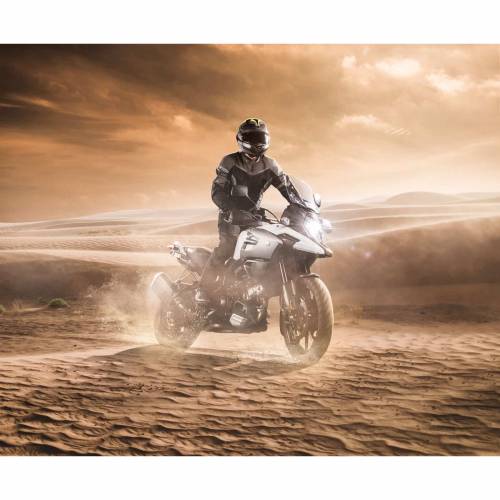 Geacă Moto de Vară din Textil BERING CANCUN King Size · Negru 