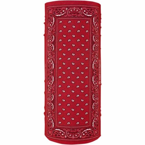Eșarfă Moto ZanHeadgear Motley Tube Red · Roșu / Alb