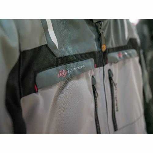 Geacă Moto din Textil BERING PANAMA · Gri / Negru 