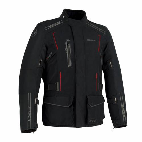 Geacă Moto din Textil & Piele BERING YUKON GORE-TEX · Negru