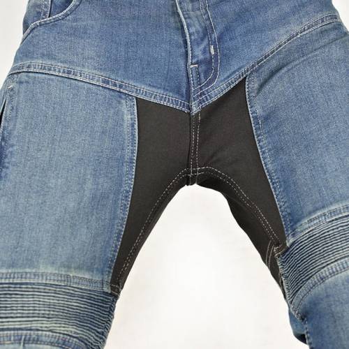 Blugi Moto cu Kevlar TRILOBITE PARADO Short · Albastru 