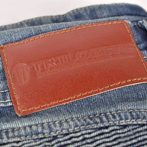 Blugi Moto cu Kevlar TRILOBITE PARADO Short · Albastru 