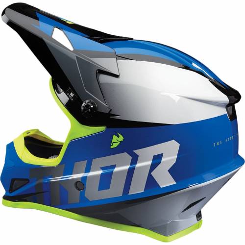 Cască Enduro - Cross THOR SECTOR FADER · Negru / Albastru / Alb 