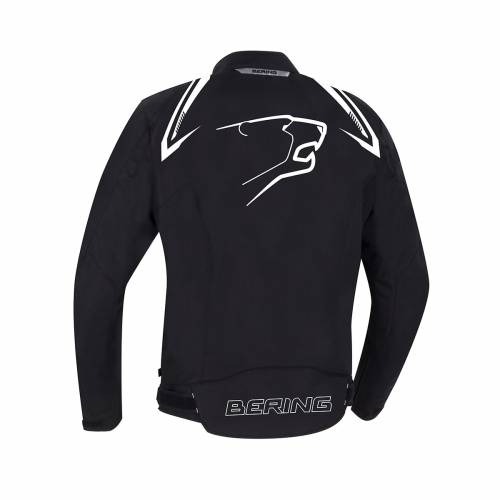 Geacă Moto din Textil BERING MACEO · Negru / Alb 
