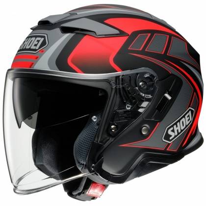 Casca Moto Open Face SHOEI J-CRUISE II AGLERO TC-1 · Roșu / Negru / Gri