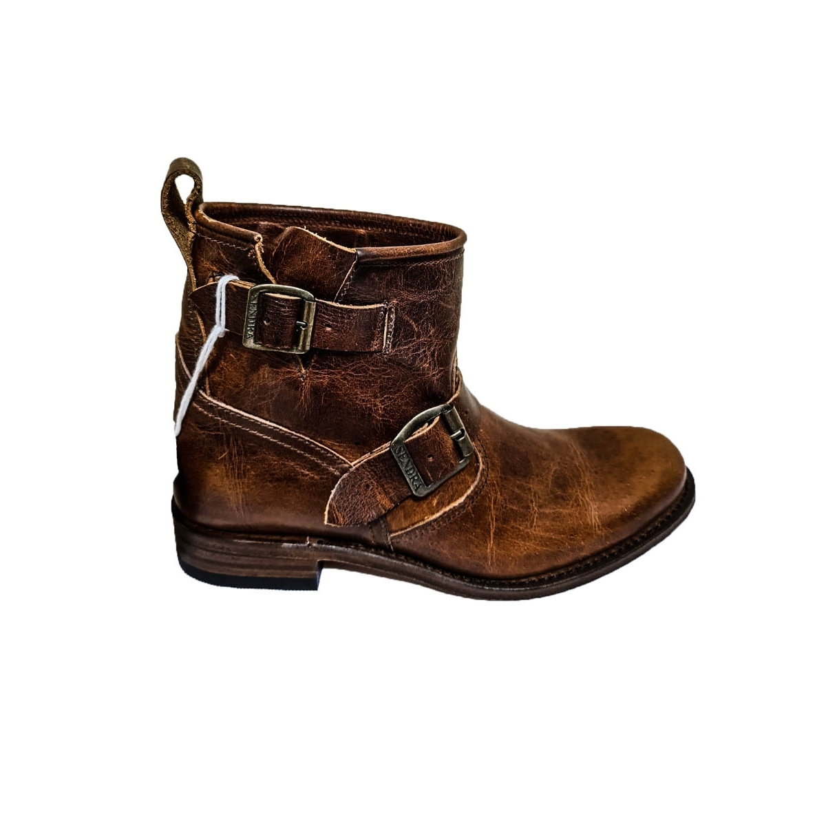 Botine Moto Chopper din Piele Naturală SENDRA BOOTS 2976 Salvaje Bruciatto 