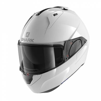 Cască Moto Modulară SHARK EVO ES BLANK · Alb