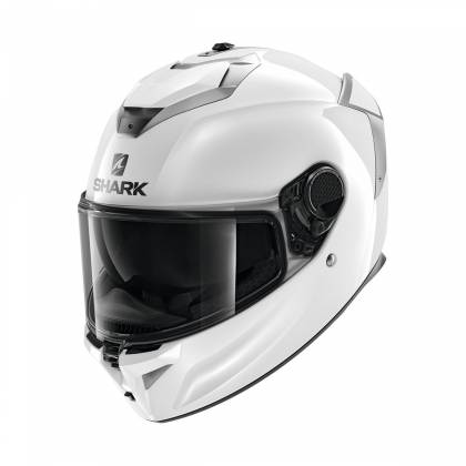Cască Moto Integrală SHARK SPARTAN GT BLANK · Alb