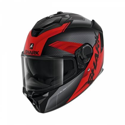 Cască Moto Integrală SHARK SPARTAN GT ELGEN · Roșu / Negru Mat