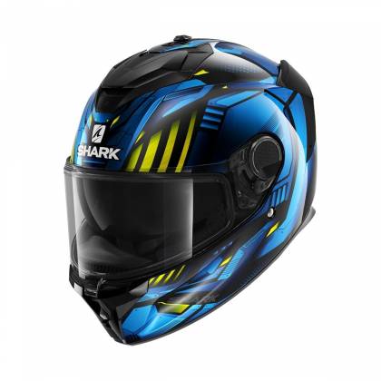 Cască Moto Integrală SHARK SPARTAN GT REPLIKAN · Negru / Albastru / Galben