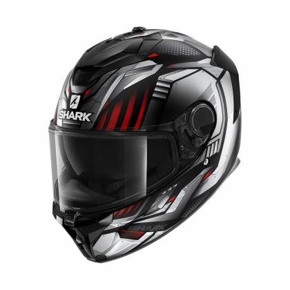 Cască Moto Integrală SHARK SPARTAN GT REPLIKAN · Negru / Argintiu / Roșu