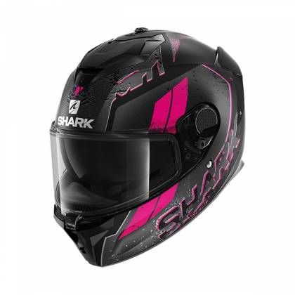Cască Moto Integrală SHARK SPARTAN GT RYSER · Negru / Gri / Mov
