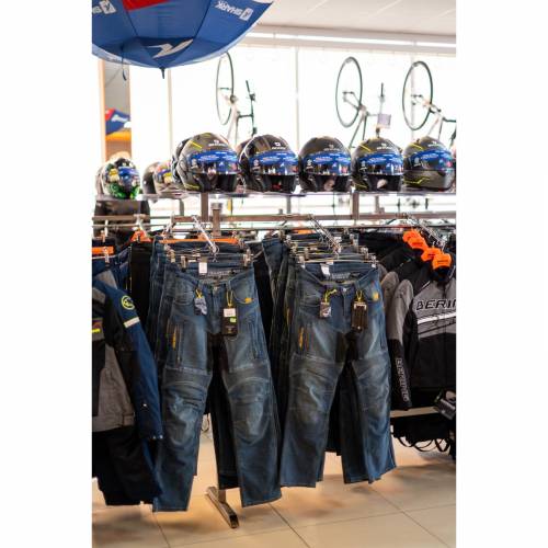 Blugi Moto cu Kevlar TRILOBITE PARADO Slim Fit · Albastru 