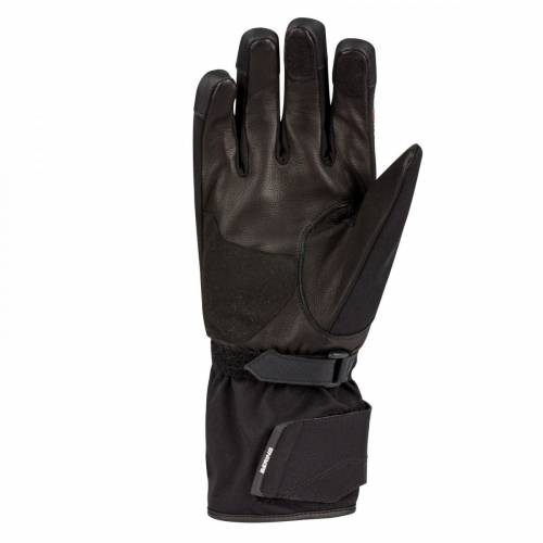 Mănuși Moto de Iarnă din Piele & Textil BERING KAYAK · Negru 